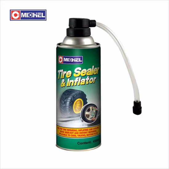 Anti Puncture Emergency Vehicles Professional Fix a Flat Michel Tyre Sealant and Inflator for Tire Repair